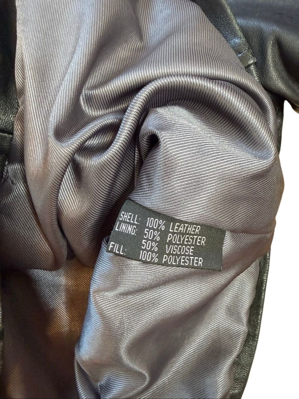 90s Vintage Kasper Leather Jacket Medium Black